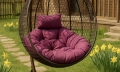 Градинска висяща люлка тип гнездо,яйце–Промоция!, снимка 7