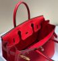 Hermes Birkin China red, снимка 8