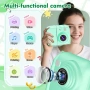 Детски фотоапарат за моментни снимки с дисплей мини термален Принтер с хартия комплект, снимка 5