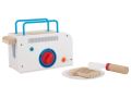 Дървени кухненски играчки Тостер с аксесоари, снимка 1 - Образователни игри - 45993360