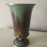 Стара бронзова чаша,потир, снимка 2 - Други ценни предмети - 45694009