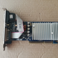 Видео карта NVidia GeForce Asus N6200TD 128MB DDR 64bit AGP, снимка 1 - Видеокарти - 45033836