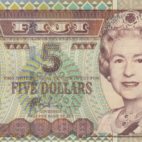 5 долара 2002, Фиджи, снимка 1 - Нумизматика и бонистика - 44979266