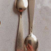 СССР-сребърни лъжички с клетъчен горещ емайл,сребро проба 916, снимка 8 - Прибори за хранене, готвене и сервиране - 45147809
