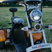 NEW 2023 Електрическа триколка MaxMotors HARLEY 1500W GOLD, снимка 5 - Мотоциклети и мототехника - 45006282