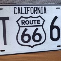 California 1926-1985 Route 66-метална табела тип регистрационен номер, снимка 4 - Аксесоари и консумативи - 45794432