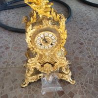 Каминен часовник от 19-ти век рококо стил, снимка 1 - Антикварни и старинни предмети - 45698476