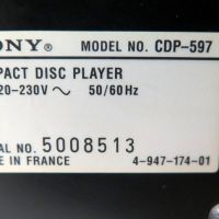 Sony CDP-597, снимка 7 - Други - 45383668