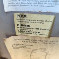 Стар немски касов апарат National, снимка 7 - Антикварни и старинни предмети - 45110245