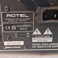 Усилвател ROTEL RSX-972, снимка 4 - Ресийвъри, усилватели, смесителни пултове - 44993533