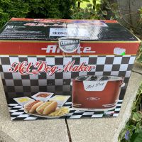 Хот дог тостер Ariete 650w в ретро дизайн за 2бр хот дог , затопля хлебчета , червен цвят , снимка 10 - Други - 37872394