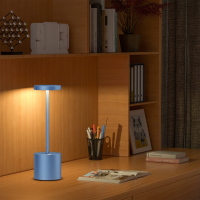 SAKRINGT 2 бр. преносима безжична LED настолна лампа,акумулаторна 5000 mAh/3 цвята/150 lm, снимка 3 - Настолни лампи - 44978160