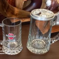 Немски,стъклени халби за бира+подарък-чаша, снимка 5 - Чаши - 45202700