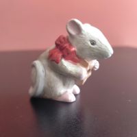 Порцеланова мишка с бисквита Goebel W Germany маркирано, снимка 2 - Колекции - 45163541