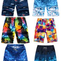 Мъжки плажни къси панталони с анимационни райета, 9цвята , снимка 1 - Къси панталони - 45480405