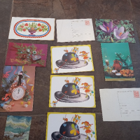 стари поздравителни картички от соца, снимка 5 - Колекции - 44938031