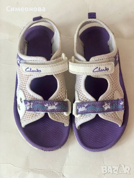 Отворени сандали за момиче Clarks, снимка 1
