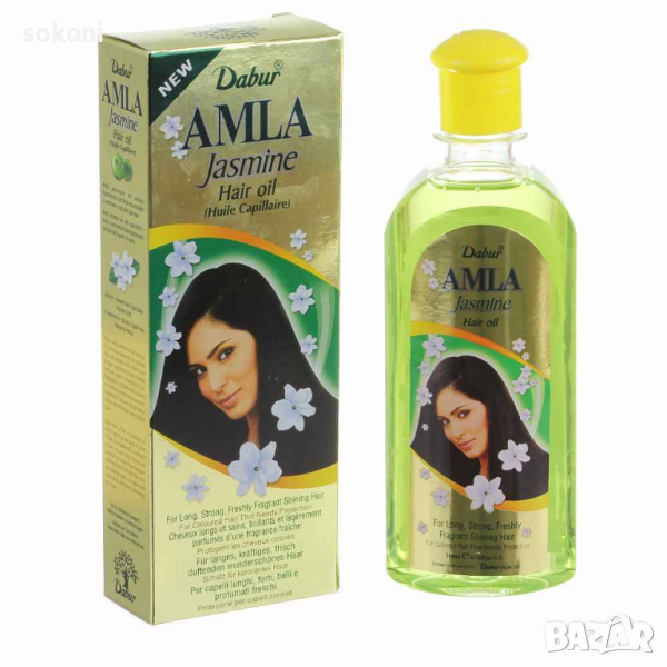 Dabur Amla Jasmin Hair Oil / Дабур Олио за Коса Амла и Жасмин 200мл;, снимка 1