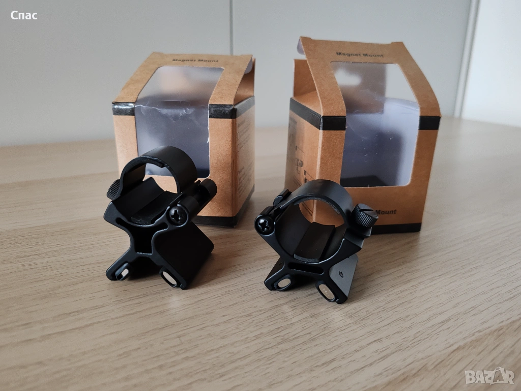 Магнитна стойка за фенер - прикрепяне към оръжие, снимка 1