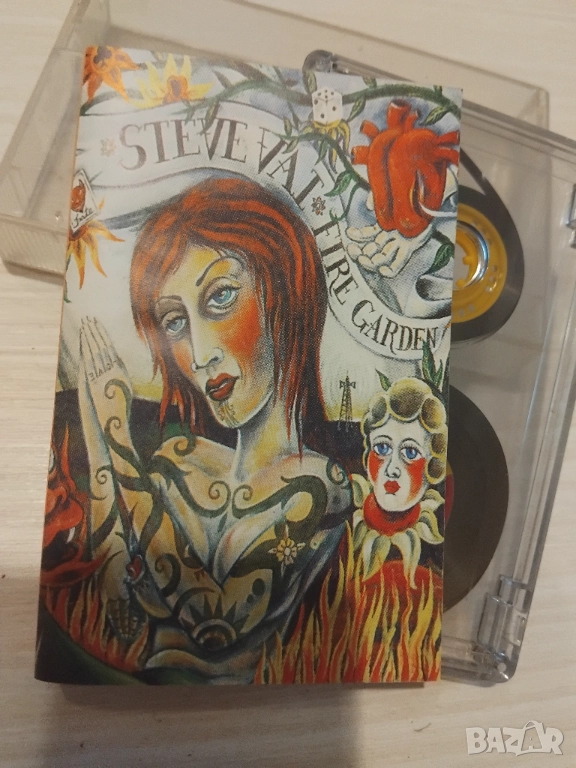 Steve Vai – Fire Garden - аудио касета музика, снимка 1