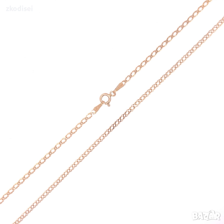 Златен синджир 2,44гр. 50,0см. 14кр. проба:585 модел:34635-5, снимка 1