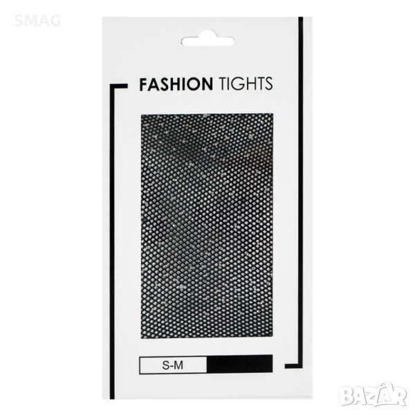 Хелоуин / Halloween дамски чорапогащи мрежа с камъчета S-M_1232851, снимка 1