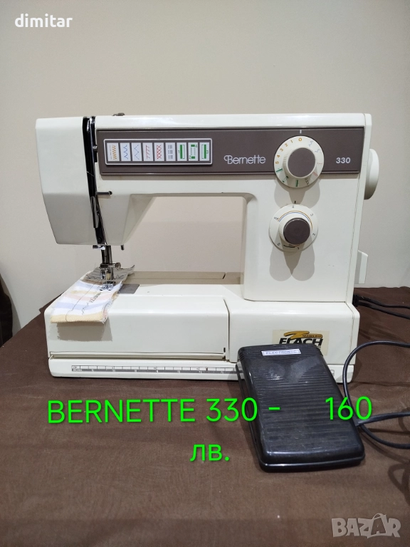 Метална шевна машина BERNETTE  330, снимка 1