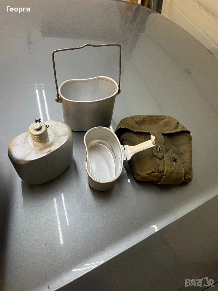 Войнишка манерка с канче 3в1 , снимка 1