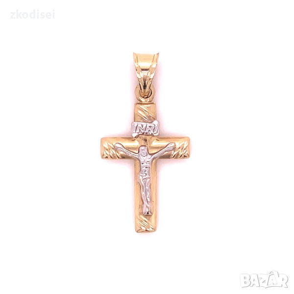 Златен медальон 0,78гр. 14кр. проба:585 модел:33761-1, снимка 1