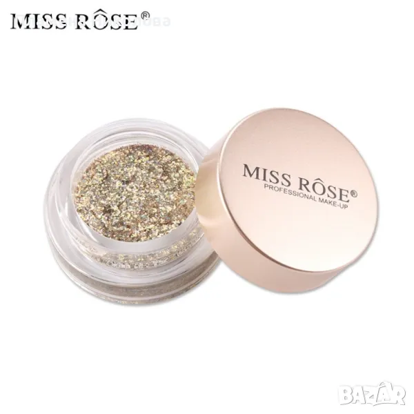 Цветен блясък за лице и коса MISS ROSE, снимка 1