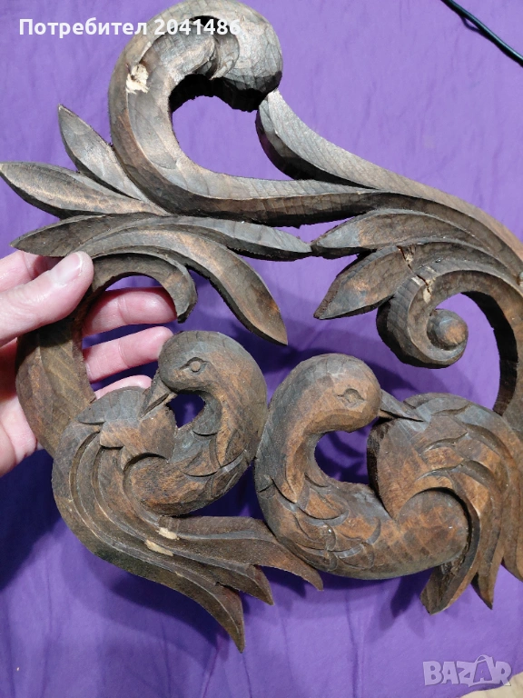Ръчно направена дърворезба, снимка 1