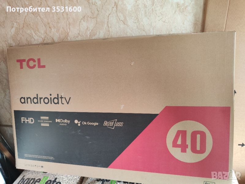 TCL40S6200 android TV 40 инча, снимка 1