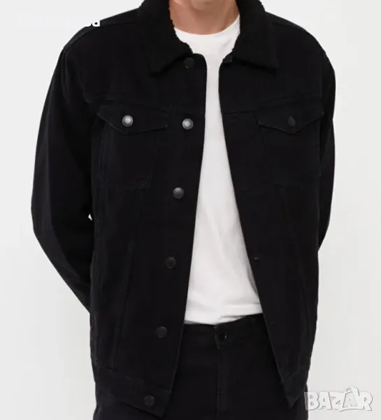 Дънково яке с подплата  S/M, снимка 1