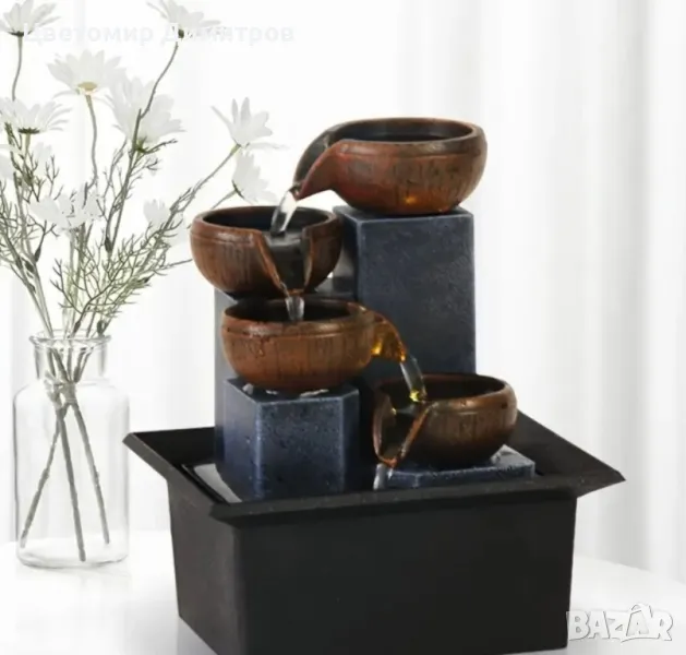 Фонтан с осветление , снимка 1