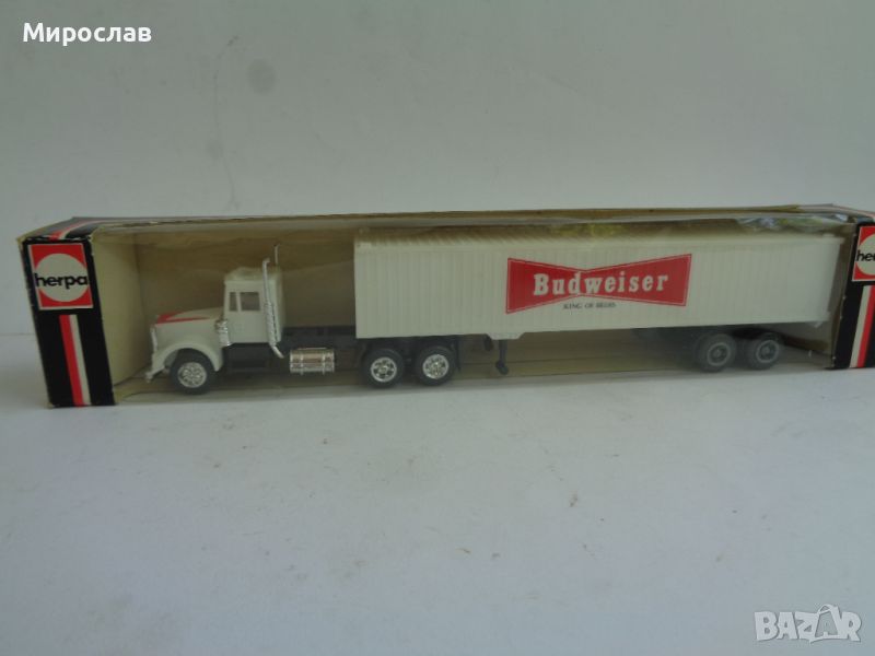 HERPA H0 1/87 KENWORTH CONT. USA КАМИОН МОДЕЛ КОЛИЧКА, снимка 1