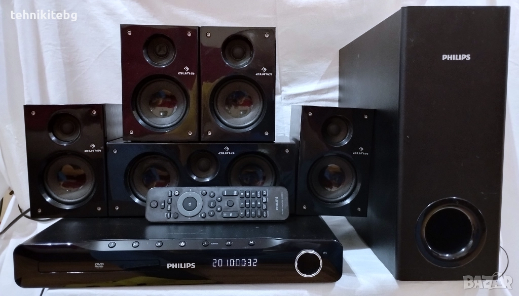 ⭐⭐⭐ PHILIPS HTS3520 ⭐⭐⭐ 5.1 домашно кино , 600 вата , USB и HDMI, снимка 1