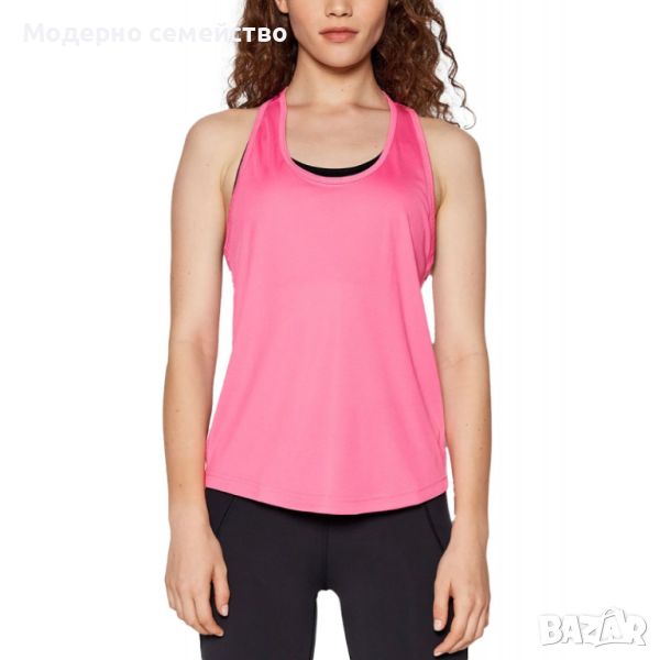 Дамски потник reebok training mesh back tank pink, снимка 1