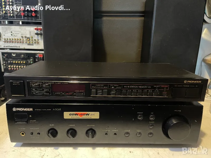 PIONEER A-305R СТЕРЕО УСИЛВАТЕЛ  Pioneer TX 1070 - качествен стерео тунер Made in Japan, снимка 1