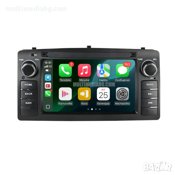 Toyota Corolla E120 (2000-2006) Мултимедия Навигация Android, снимка 1