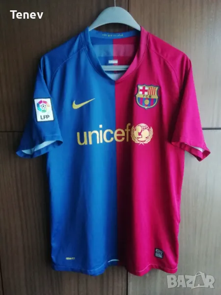 Barcelona Nike 2008/2009 оригинална тениска фланелка Барселона размер М , снимка 1