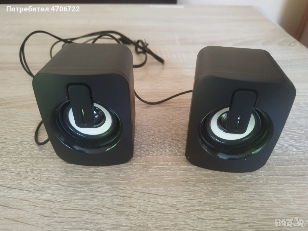 Компютърни тонколони – компактни, USB захранване, снимка 1