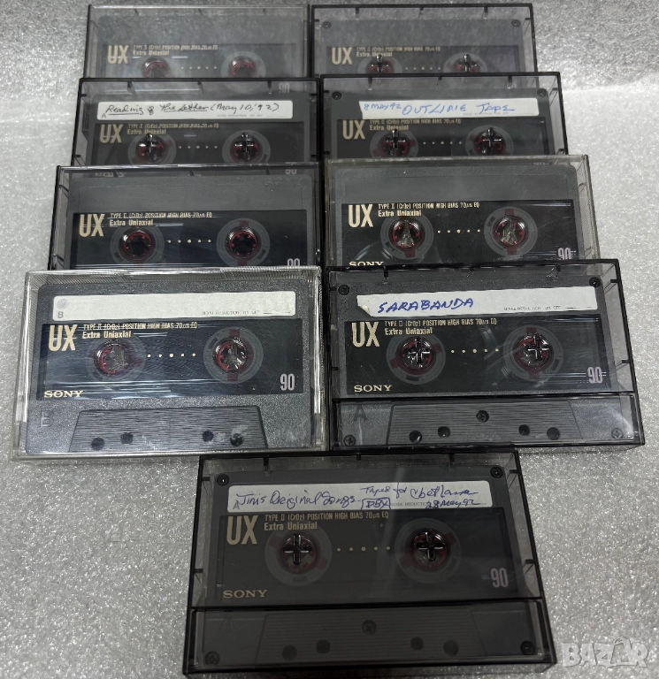 Аудио Касети Sony UX 90 Type II (CrO2) Position High Bass Extra Uniaxial, снимка 1
