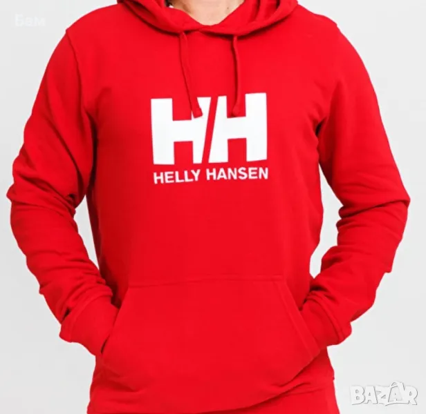 Оригинален мъжки суитшърт Helly Hansen Big Logo размер ХЛ , снимка 1