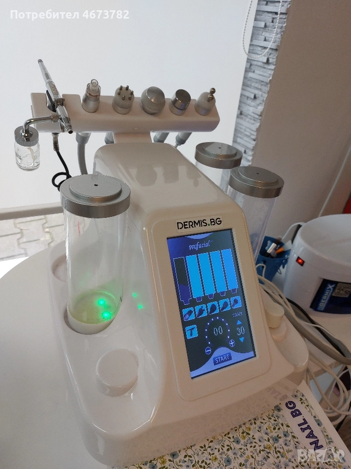 Козметичен апарат за водно дермабразио,биолифтинг,криотерапия, RF , ултразвук , снимка 1
