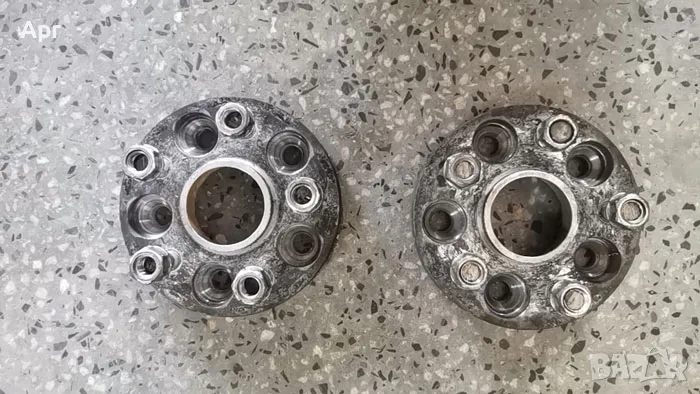 2бр ОРИГИНАЛНИ, НЕМСКИ ФЛАНЦИ за СУБАРУ / SUBARU 5x100, 56.1 mm, снимка 1