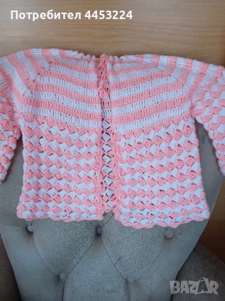 Детски и бебешки жилетки ,елечета и комплекти ръчно плетени , снимка 1