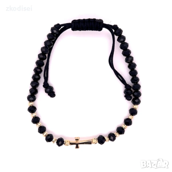 Златна регулируема гривна 1,12гр. 14кр. проба:585 модел:33343-1, снимка 1