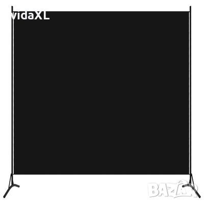 vidaXL Параван за стая, 1 панел, черен, 175x180 см(SKU:320738, снимка 1