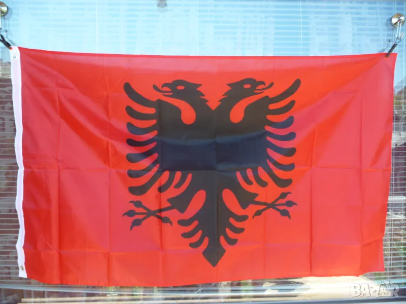 Ново Знаме на Албания Тирана Западни Балкани албанци планини, снимка 1