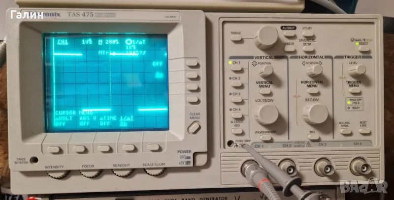 Осцилоскоп Tektronix TAS475 100MHz 4Ch, снимка 1